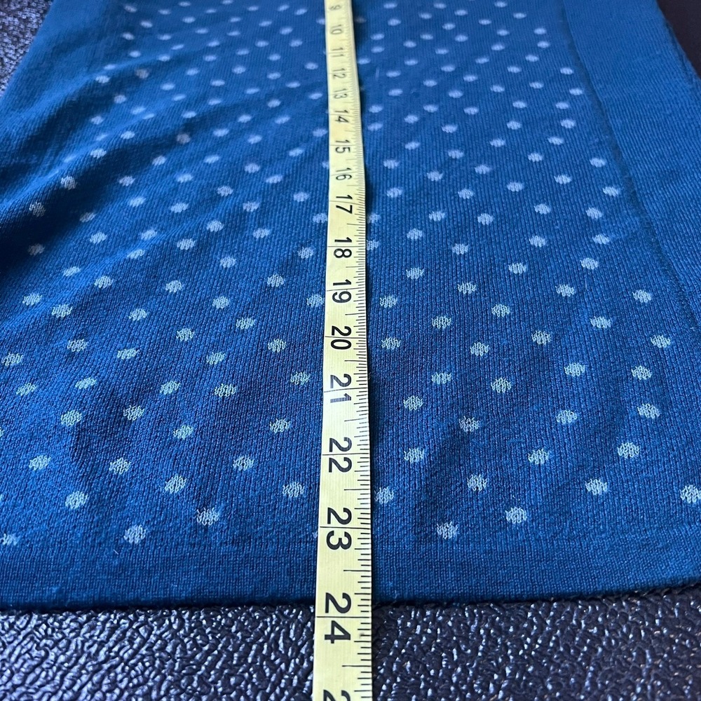 Title Nine Merino Wool Blend Floral Dot Print Quarter Zip Pullover XS Base Layer - Picture 9 of 9